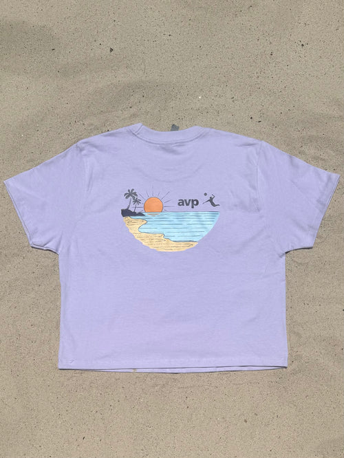 AVP SS CROP Tee (Lavender)